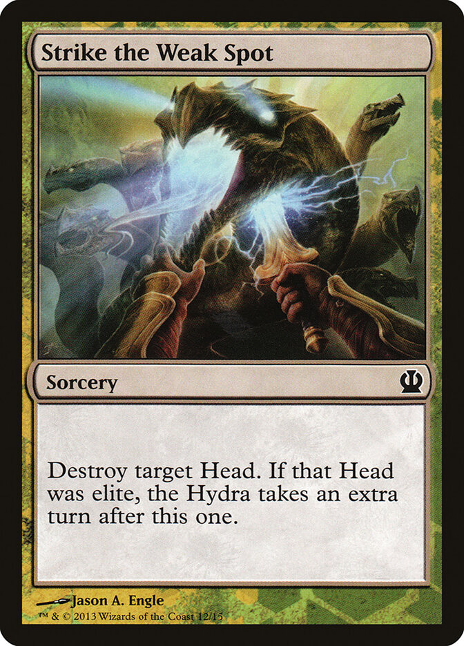 Strike the Weak Spot card front