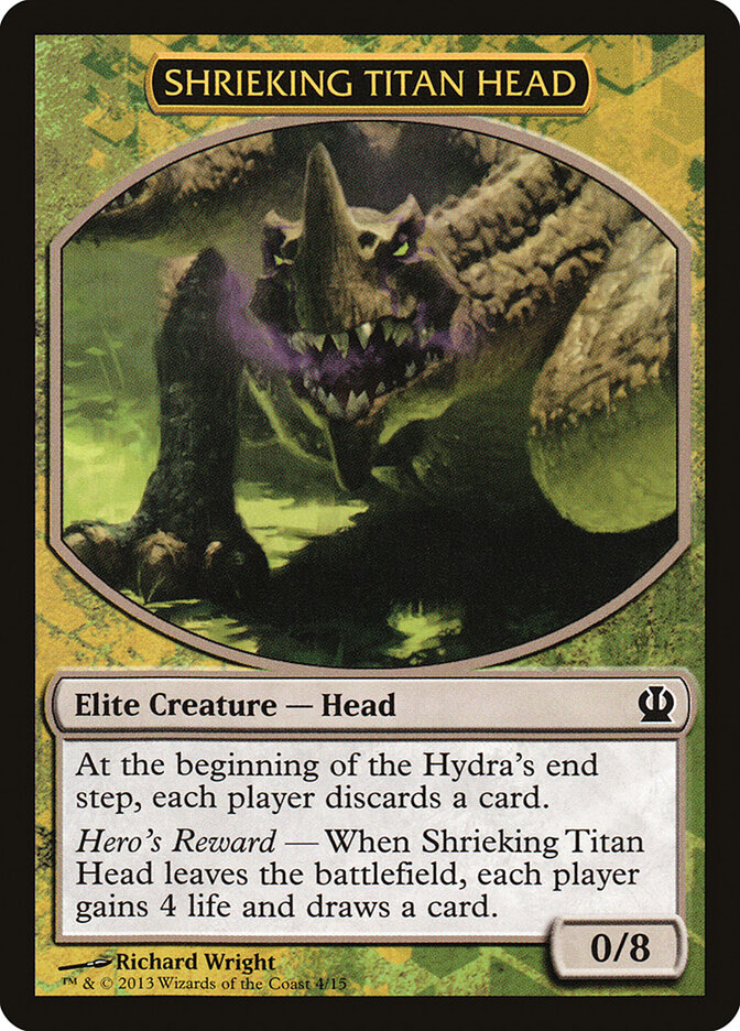 Shrieking Titan Head card front