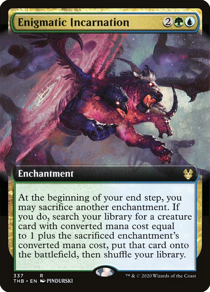 Enigmatic Incarnation card front