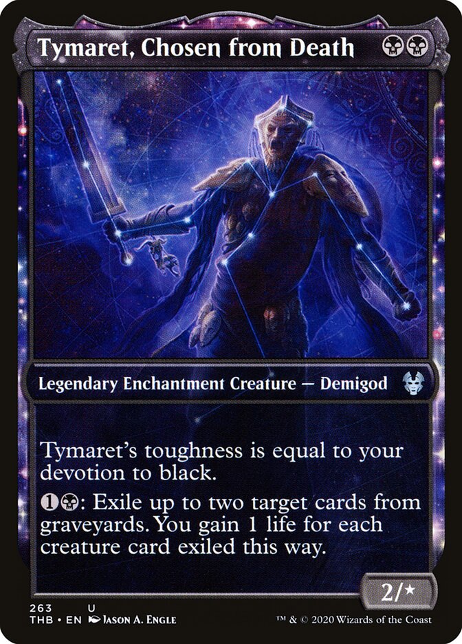 Tymaret, Chosen from Death card front