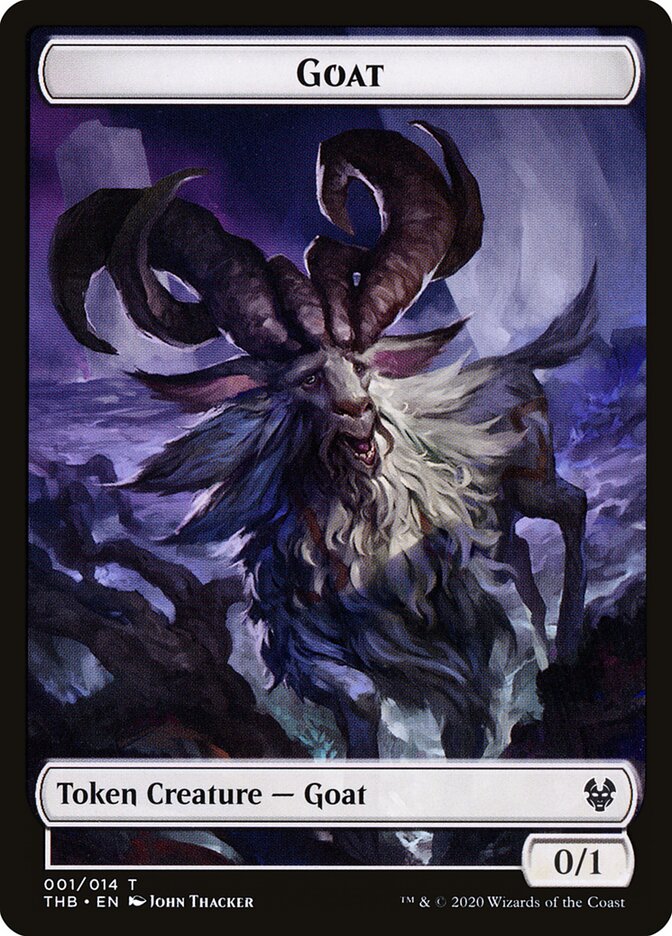 Goat card front
