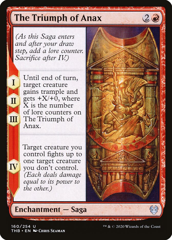 The Triumph of Anax card front