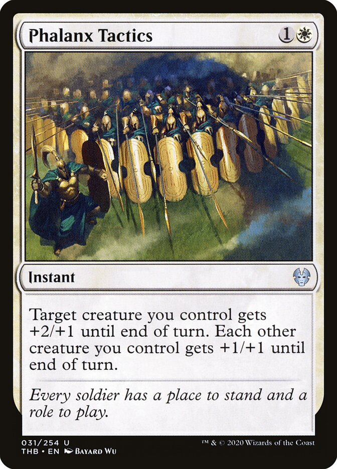 Phalanx Tactics card front