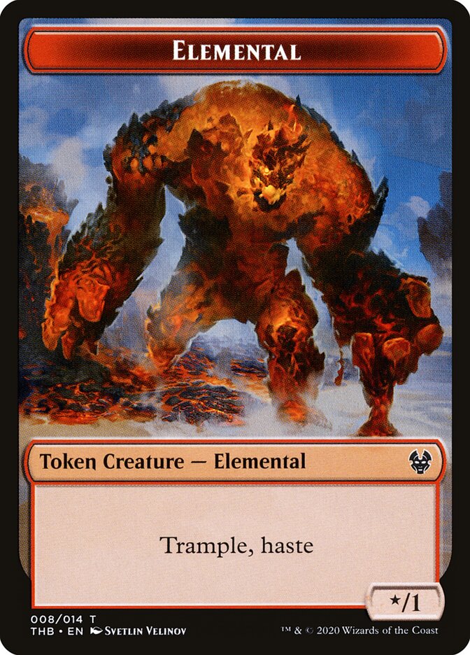 Elemental card front