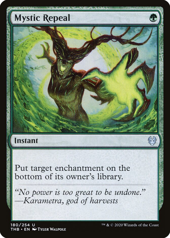 Mystic Repeal card front