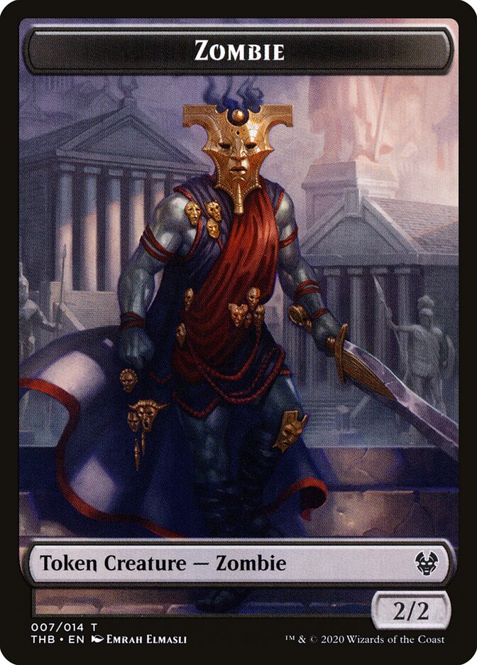 Zombie card front