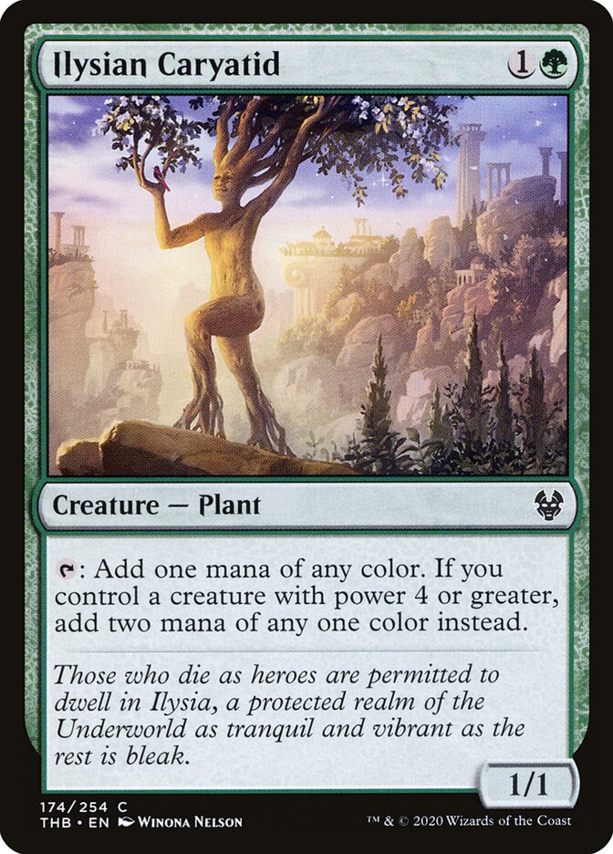 Ilysian Caryatid card front