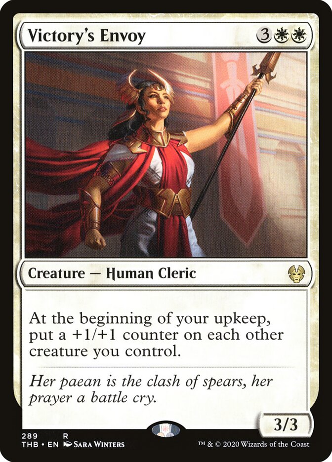 Victory's Envoy card front
