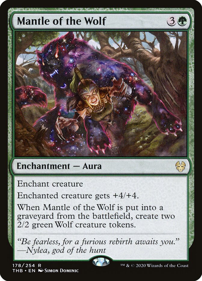 Mantle of the Wolf card front