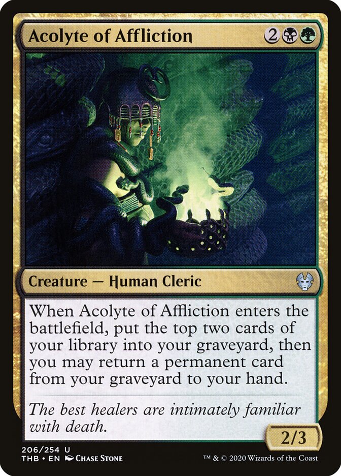 Acolyte of Affliction card front