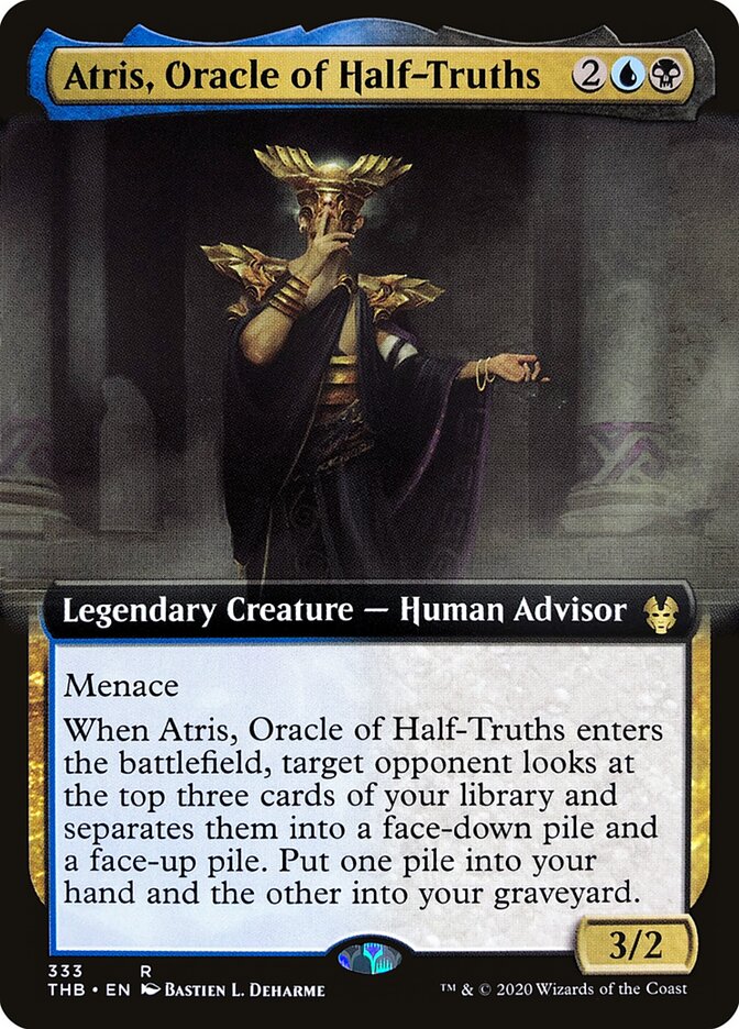 Atris, Oracle of Half-Truths card front