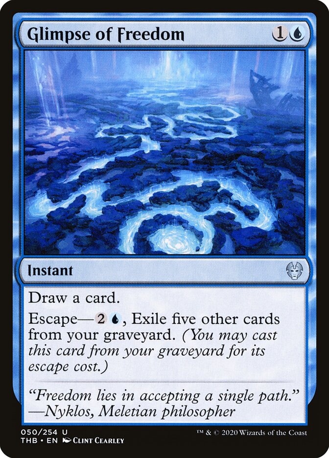 Glimpse of Freedom card front