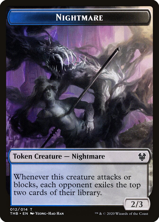 Nightmare card front