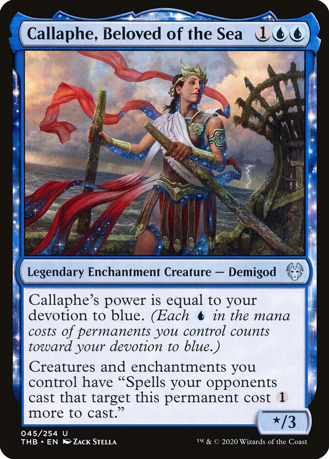 Callaphe, Beloved of the Sea card front