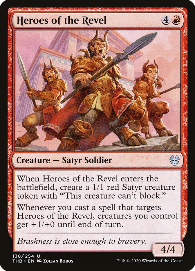 Heroes of the Revel card front