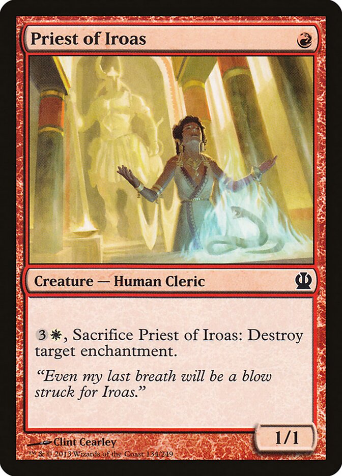 Priest of Iroas card front
