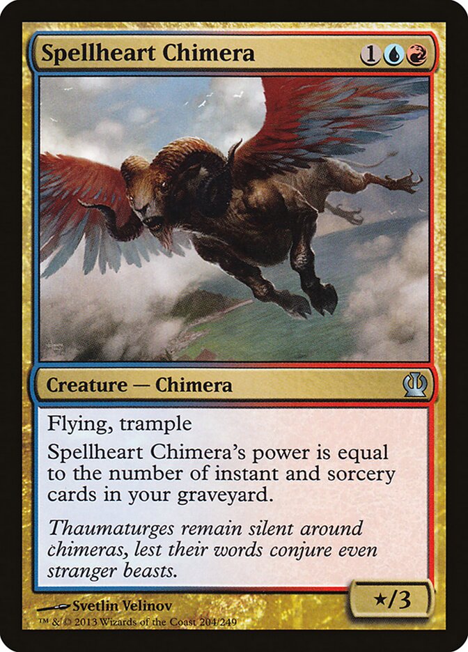 Spellheart Chimera card front