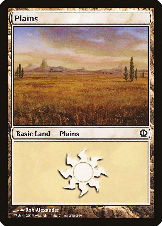 Plains card front