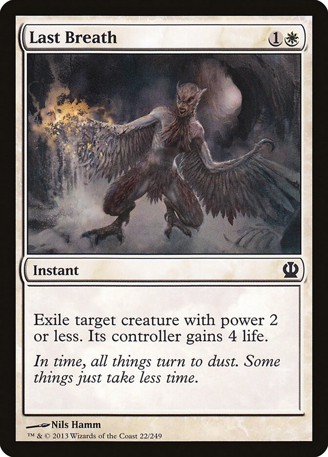 Last Breath card front