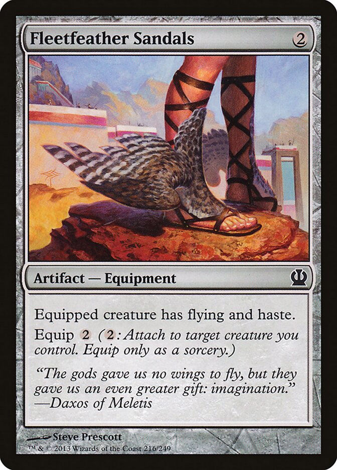 Fleetfeather Sandals card front