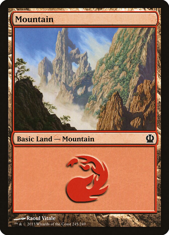 Mountain card front