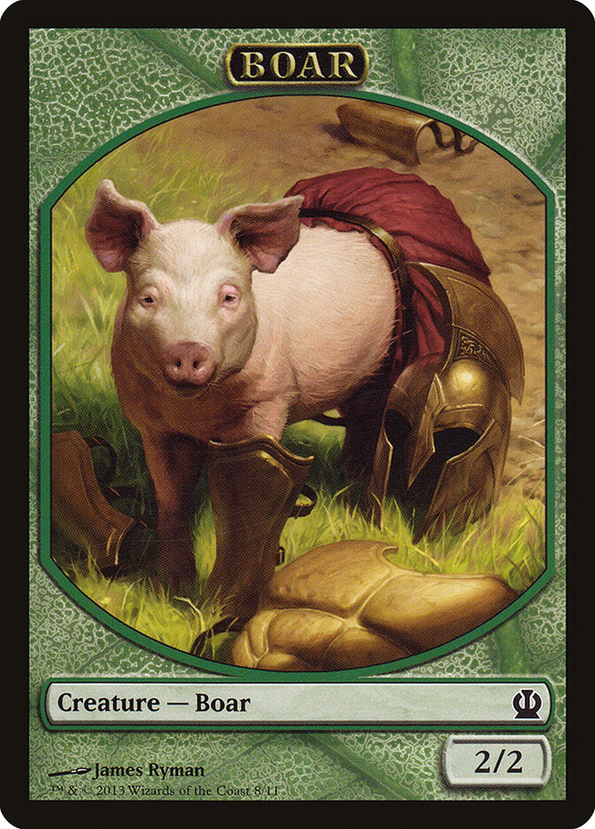 Boar card front