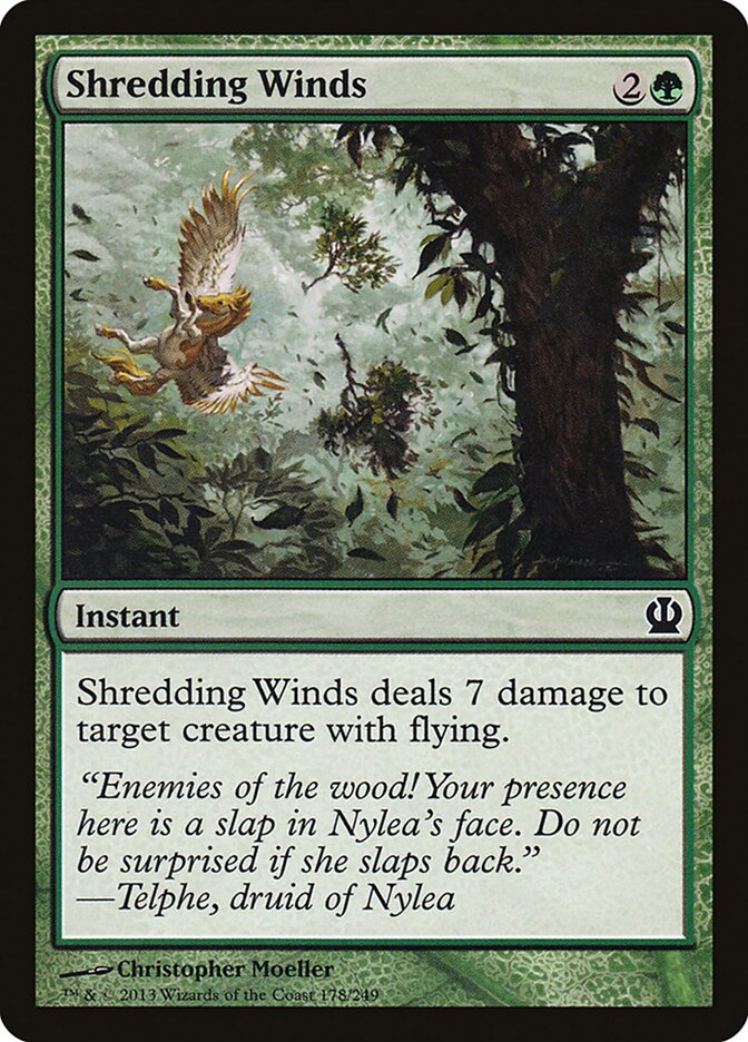 Shredding Winds card front