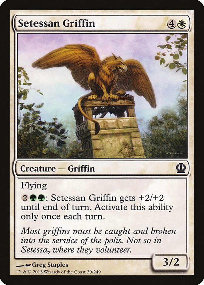 Setessan Griffin card front