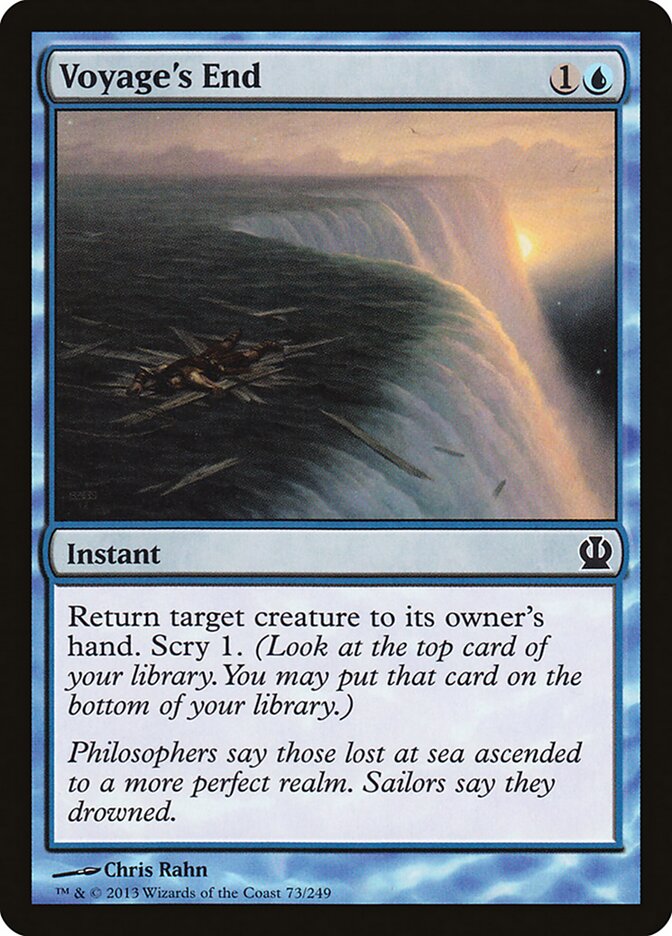 Voyage's End card front