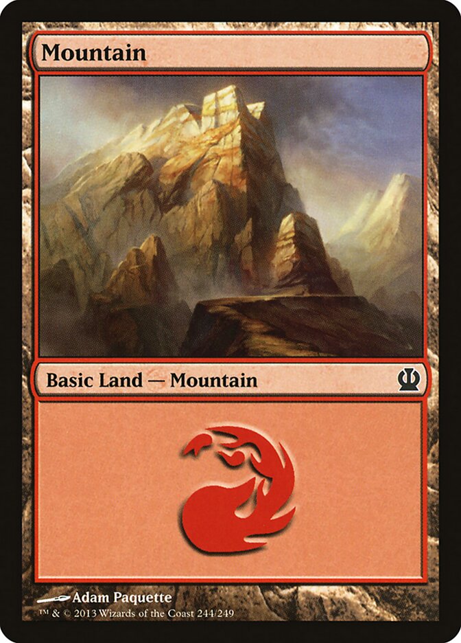 Mountain card front