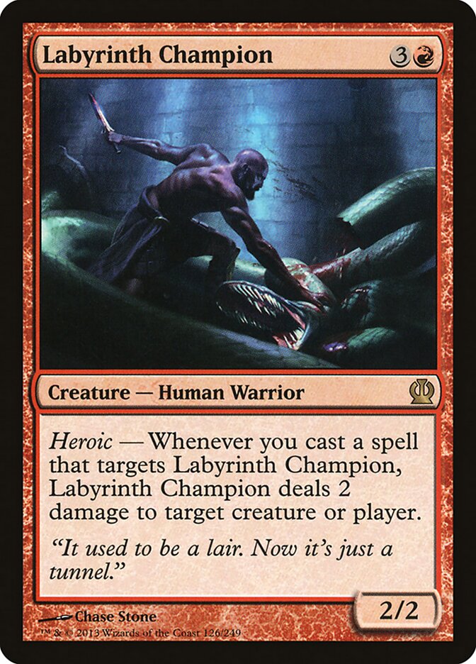 Labyrinth Champion card front