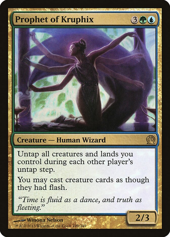 Prophet of Kruphix card front