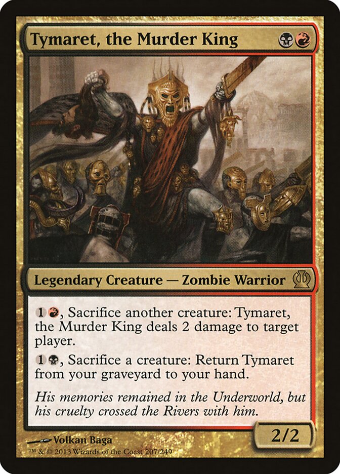 Tymaret, the Murder King card front