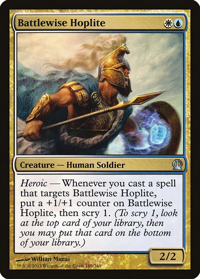 Battlewise Hoplite card front