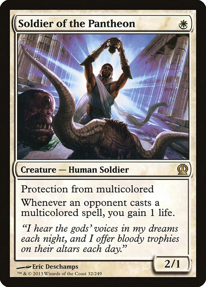 Soldier of the Pantheon card front
