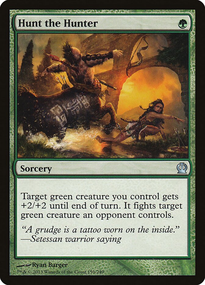 Hunt the Hunter card front