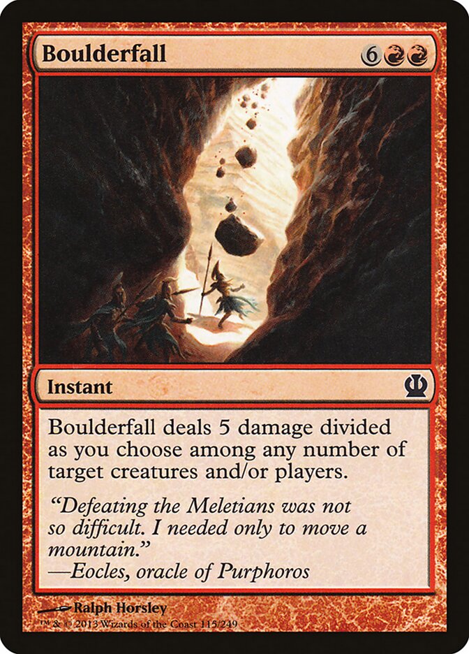 Boulderfall card front