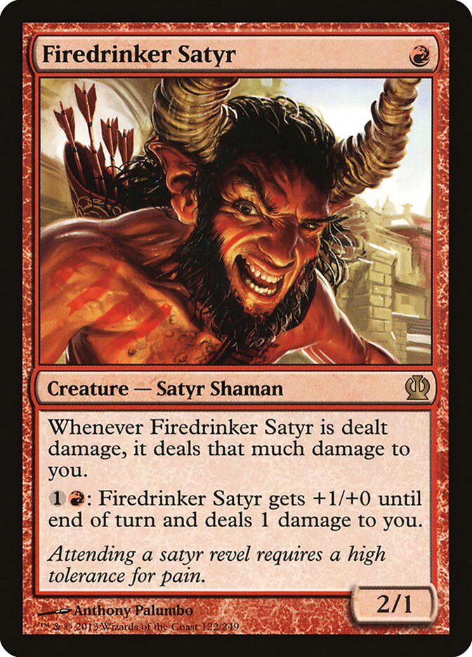 Firedrinker Satyr card front