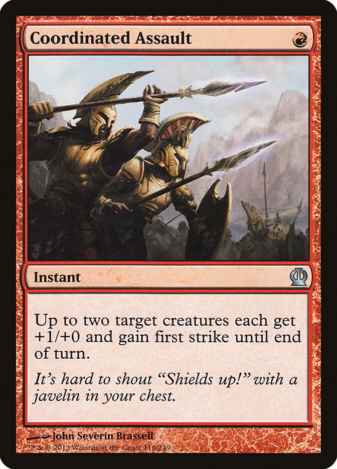 Coordinated Assault card front