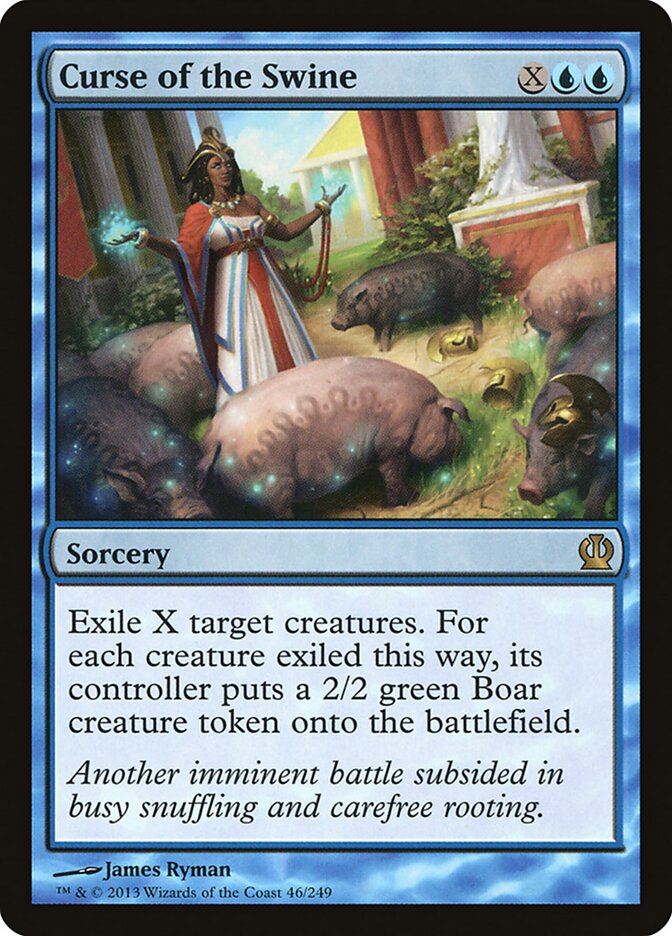Curse of the Swine card front