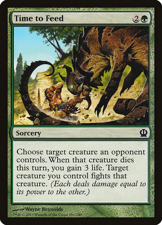 Time to Feed card front