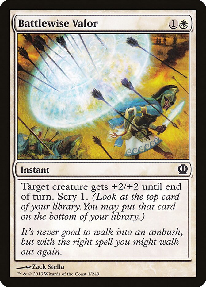 Battlewise Valor card front