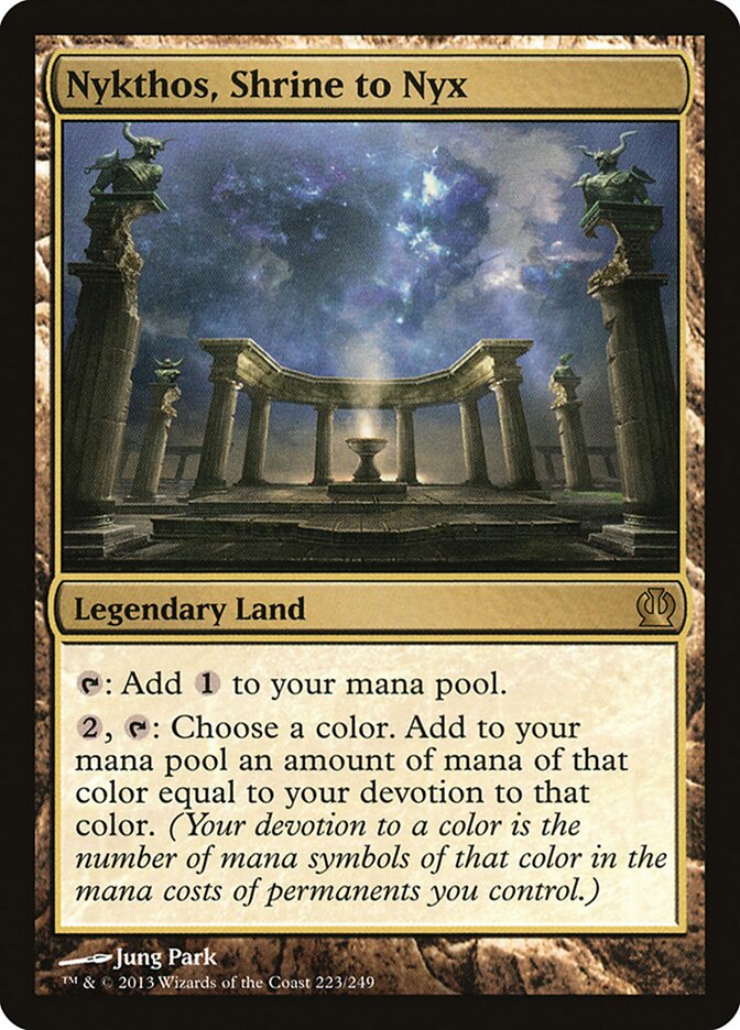 Nykthos, Shrine to Nyx card front