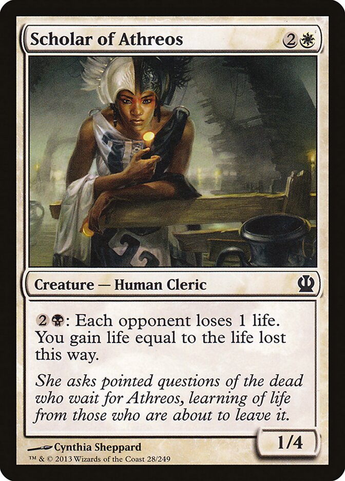 Scholar of Athreos card front