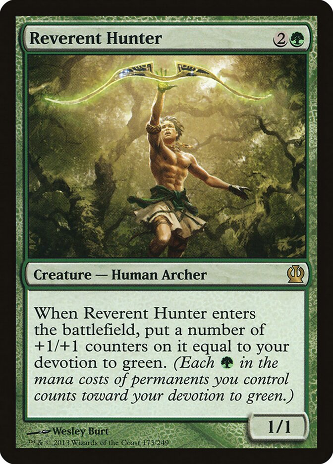 Reverent Hunter card front
