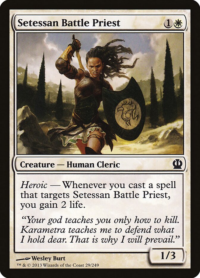 Setessan Battle Priest card front