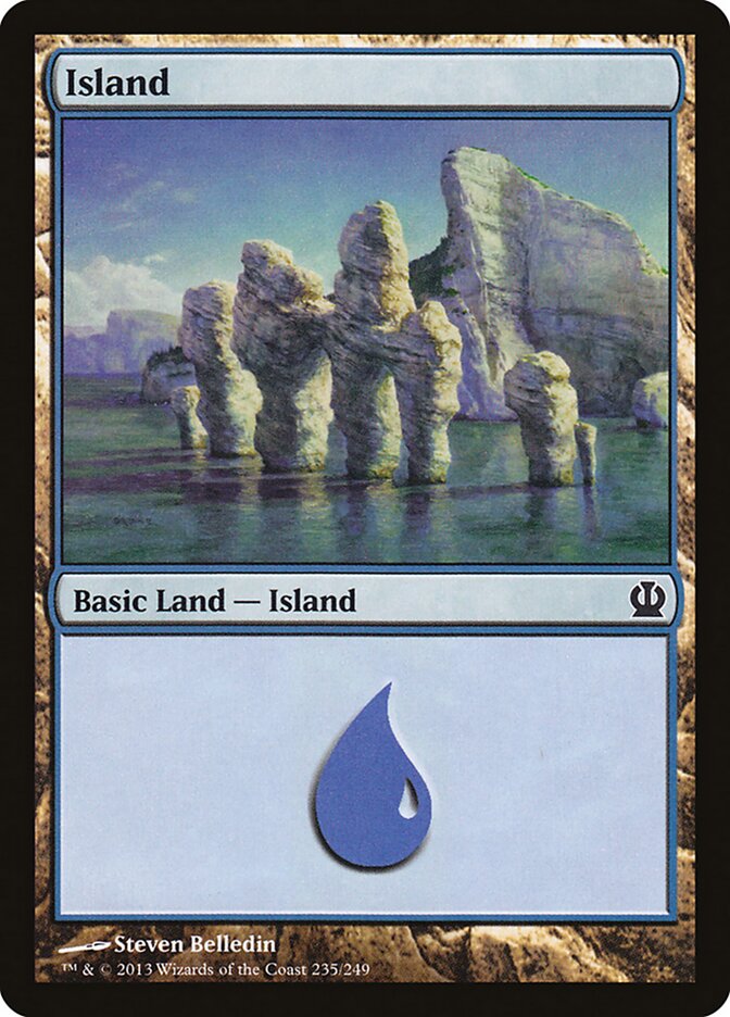 Island card front