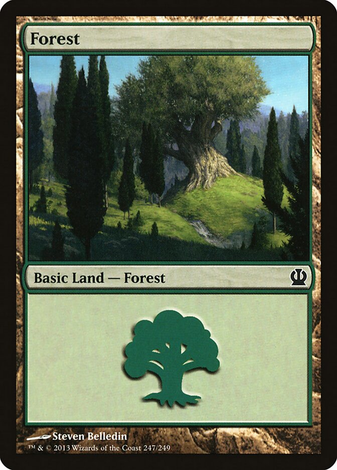 Forest card front