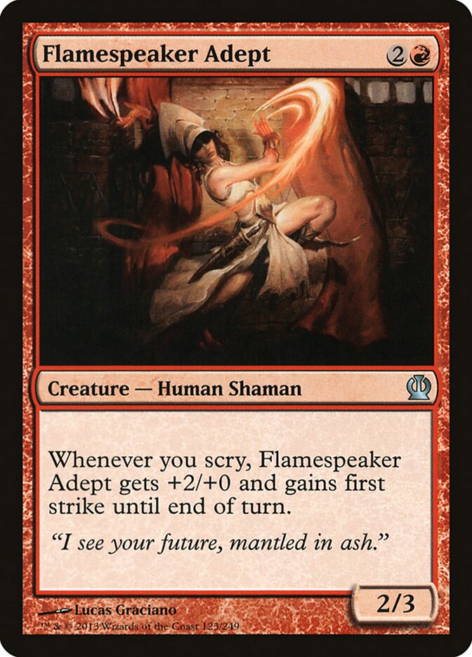 Flamespeaker Adept card front