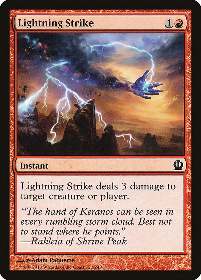 Lightning Strike card front
